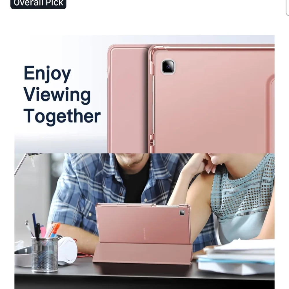 Samsung Tablet Cover in Rose Gold